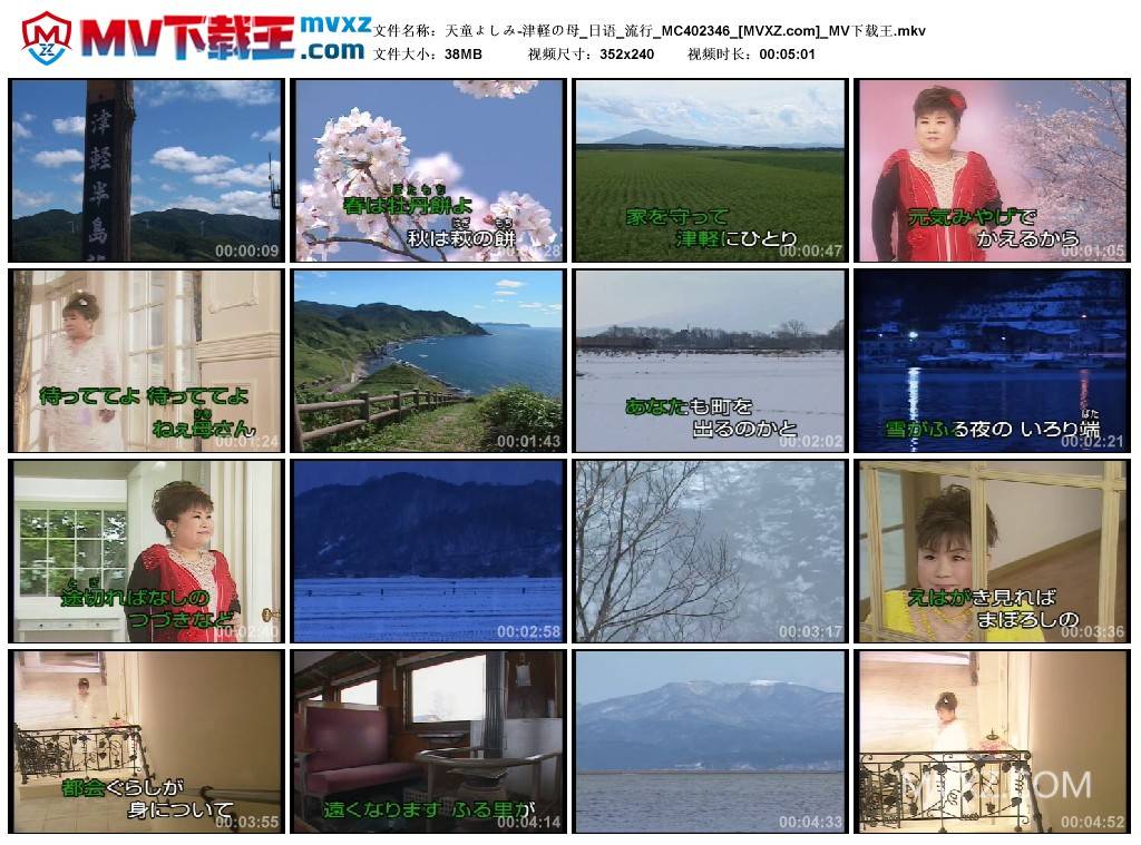 天童よしみ-津軽の母_日语_流行_MC402346